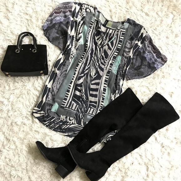 Guess by Marciano Elletra Silk Tunic - Picture 2 of 4